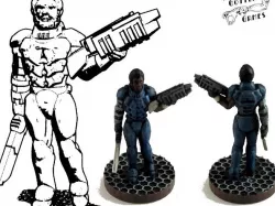 Henry Cobb, 15mm, 28mm and 54mm Miniature