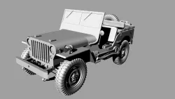 Jeep Willys Shading - WIP