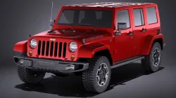 Jeep Wrangler Rubicon 2017 3D model