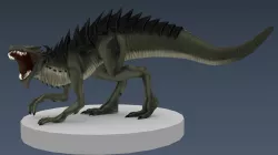Kardadriezas - Game-ready Fictional Dinosaur Low-poly  3D model