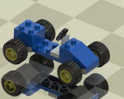 Lego toy car 
