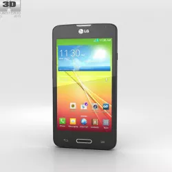 LG L65 Black 3D model