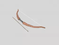 low poly bow 2 Low-poly  3D model