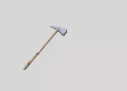 low poly medieval battle hammer Low-poly  3D model