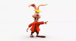 Mad Hare Rigged Low-poly  3D model