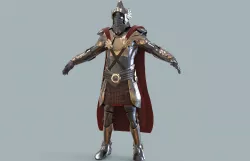 Medieval armour fantasy 3D model