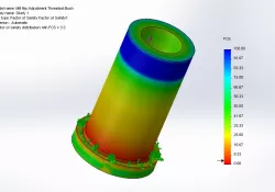 Mill Nip adjustment Solidworks Simulation