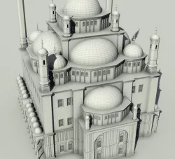 Mohamed ali mosque 3D model