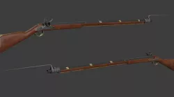 Musket   Low-poly  3D model