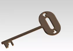 old rusty key