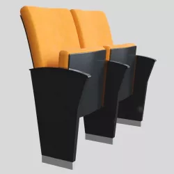 Orange Theater Seat 3D model