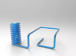 Pipe Of Helix Spring Shape