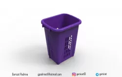 Plastic Laundry Hamper Basket