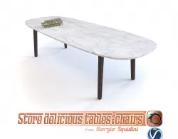 Poliform Mad Table Low-poly  3D model