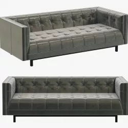 Restoration Hardware Madison Leather Sofa 3D model