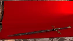 Rigged Dark Sword II Low-poly  3D model