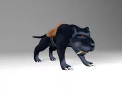 Sabretooth puma mount 3D model