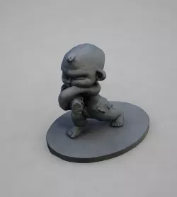 samurai baby 3D model