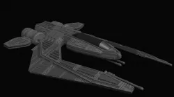 Spaceship Fighter 3D model