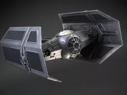 Star Wars Tie Fighter Advanced 3D model