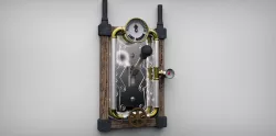 SteamPunked lightswitch cover
