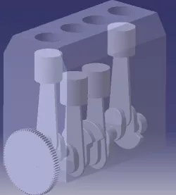 Straight 4 Engine