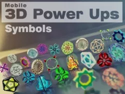 Symbols Pack  Low-poly  3D model