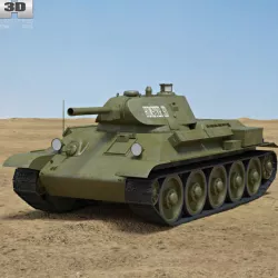 T-34 Tank 3D model