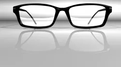 Thick-Rimmed Glasses 3D model