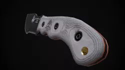 Tracker Knife Low-poly  3D model