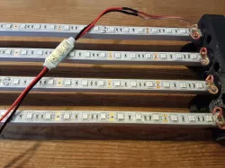 12V LED LIGHT STRIP LAMP V3 (no screws needed) -- Light color freely selectable, dimmable