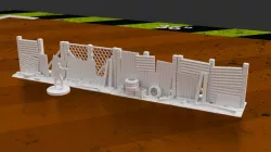28mm Urban / Post Apocalypse Fence