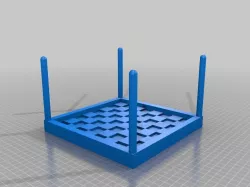 3D chess chessboard segment