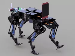 3D printed robot cat
