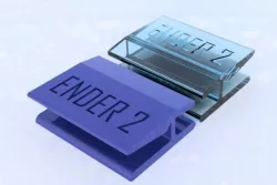 3D Printer (Ender 2) Bed Clips - Fan Mount Compatible