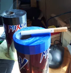 a tin can ashtray (for Feierabendbier :-) )