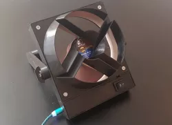 An USB Venturi desk fan ultra quiet