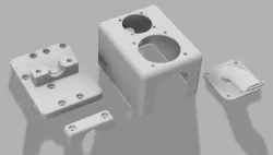 Anet A8 E3D Support + Cover