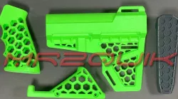 AR-15 Skeleton HexCut Grip Combo
