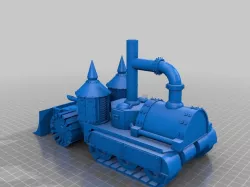 Armoured Steam powered Half-track