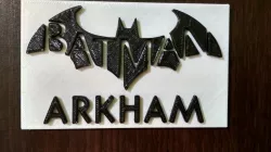 Bathan Arkham 3D printable logo