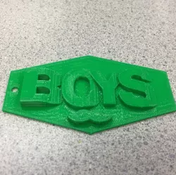 Boys Bathroom Pass