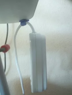 Cable extension holder for desk