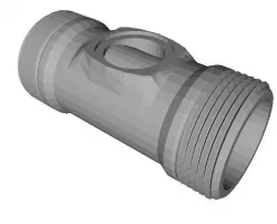 Case for turbidity sensor in pipe