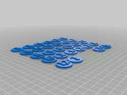 Catan Numbers Single Print