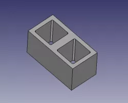 Cinder Block 1/100 scale 