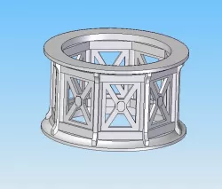 Circular tank support