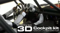 Cockpit kit fpr RC vehicles and ground FPV models