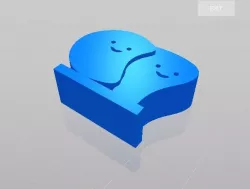 Cosplay Token Logo in 3D