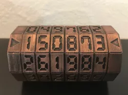 DIGITAL NUMBERS for Project CODE CRYPTEX WITH MAZEBOX